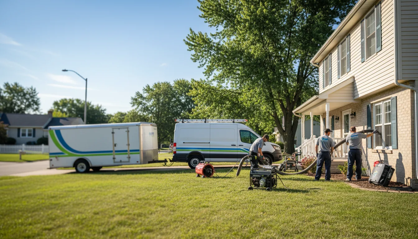 Flooded Basement Restoration And Cleanup With Repair in Gomer, OH near me